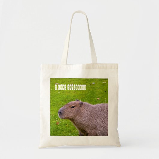 Ich liebe Capybaras Tasche (Vorne)