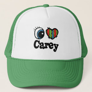 Ich liebe Carey Truckerkappe