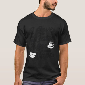 Ich Liebe Cats Kaffee und Nickerchen Funny trendy  T-Shirt
