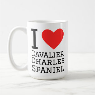 Ich liebe Cavalier Charles Spaniel Kaffeetasse