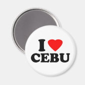Ich liebe Cebu Magnet (Vorderseite/Rückseite)