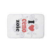 Ich Liebe Cenozoic lustiges Zitat für Wissenschaft Badematte (Vorderseite)