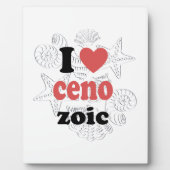 Ich Liebe Cenozoic lustiges Zitat für Wissenschaft Fotoplatte (Vorderseite)