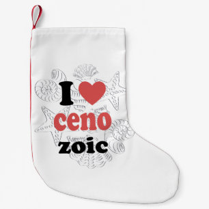 Ich Liebe Cenozoic lustiges Zitat für Wissenschaft Kleiner Weihnachtsstrumpf