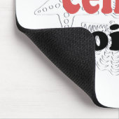 Ich Liebe Cenozoic lustiges Zitat für Wissenschaft Mousepad (Ecke)