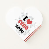 Ich Liebe Cenozoic lustiges Zitat für Wissenschaft Notizblock (Rückseite)