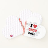 Ich Liebe Cenozoic lustiges Zitat für Wissenschaft Notizblock (Innenseite)