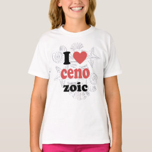 Ich Liebe Cenozoic lustiges Zitat für Wissenschaft T-Shirt