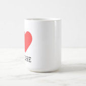 Ich liebe Ceviche Kaffeetasse (Mittel)