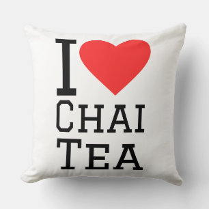 Ich liebe Chai-Tee Kissen