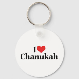 Ich liebe Chanukka Schlüsselanhänger