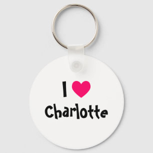 Ich liebe Charlotte Schlüsselanhänger