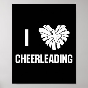 Ich liebe Cheerleading Cheer Coach  Poster