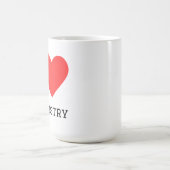 Ich liebe Chemie Kaffeetasse (Mittel)