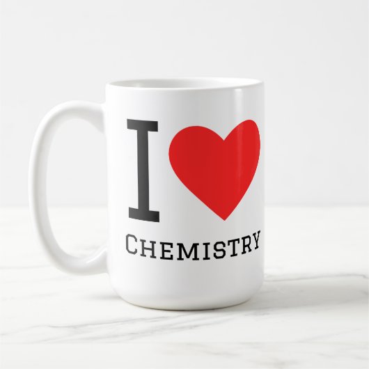 Ich liebe Chemie Kaffeetasse (Links)