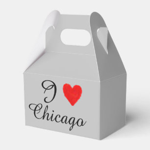 ICH LIEBE Chicago Geschenkschachtel