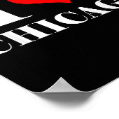 Ich liebe Chicago Poster (Ecke)