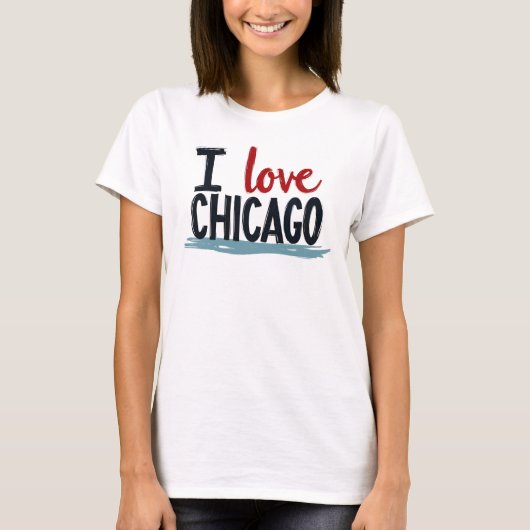 Ich liebe Chicago T-Shirt (Vorderseite)