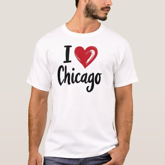 Ich liebe Chicago T-Shirt (Vorderseite)