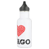 Ich-Liebe-Chicago Trinkflasche (Rechts)