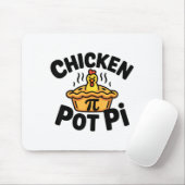 Ich liebe Chicken Pot Pi Math Food Pun Mousepad (Mit Mouse)