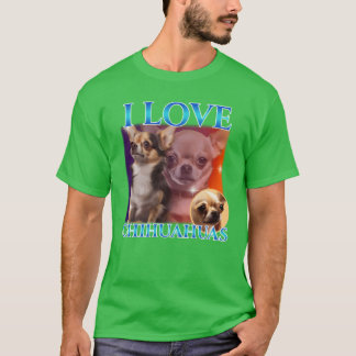 Ich liebe Chihuahua-Familie T-Shirt