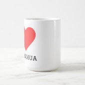 Ich liebe Chihuahua Kaffeetasse (Mittel)