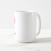 Ich liebe Chihuahua Kaffeetasse (VorderseiteRechts)