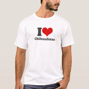 Ich liebe Chihuahuas Retro Vintage Sportlich T-Shirt