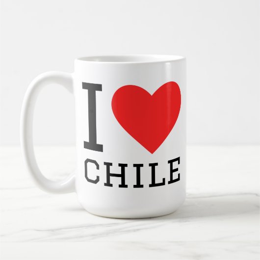 Ich liebe Chile Kaffeetasse (Links)