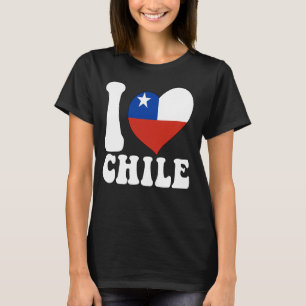 Ich Liebe Chile stolz auf chilenischen Chile Flag T-Shirt