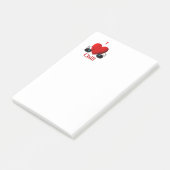 Ich liebe Chili Post-it Klebezettel (angewinkelt)