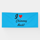 ICH LIEBE Chimney Rock Banner (Horizontal)
