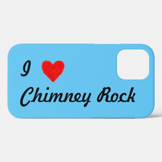 ICH LIEBE Chimney Rock Case-Mate iPhone Hülle (Rückseite (Horizontal))