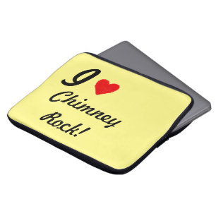 ICH LIEBE Chimney Rock Laptopschutzhülle