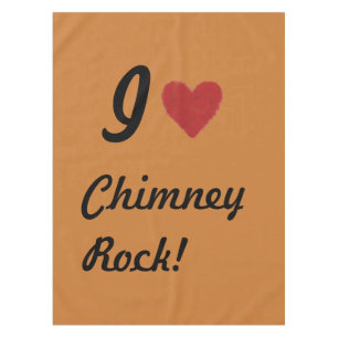 ICH LIEBE Chimney Rock Tischdecke