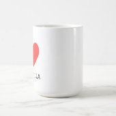 Ich liebe Chinchilla Kaffeetasse (Mittel)