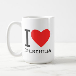 Ich liebe Chinchilla Kaffeetasse