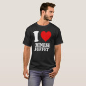 Ich liebe chinesisches Buffet T-Shirt (Vorne ganz)