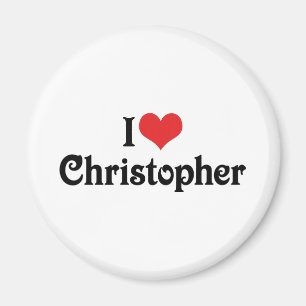 Ich liebe Christopher Magnet