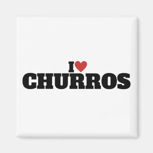 Ich liebe Churros Magnet