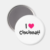 Ich liebe Cincinnati Magnet (Vorderseite/Rückseite)