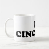 Ich liebe Cincinnati Ohio Kaffeetasse (Links)