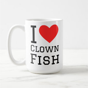 Ich liebe Clownfische Kaffeetasse