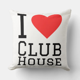 Ich liebe Club House  Kissen