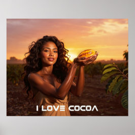 ICH LIEBE COCOA POSTER