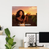 ICH LIEBE COCOA POSTER (Heimbüro)