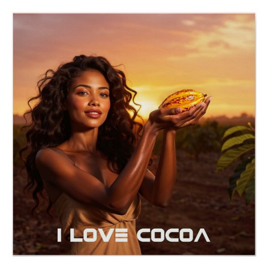 ICH LIEBE COCOA POSTER (Vorderseite)