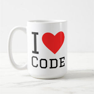 Ich liebe Code Kaffeetasse