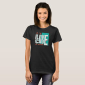 Ich liebe Code Programmierer Webentwickler T-Shirt (Vorne ganz)